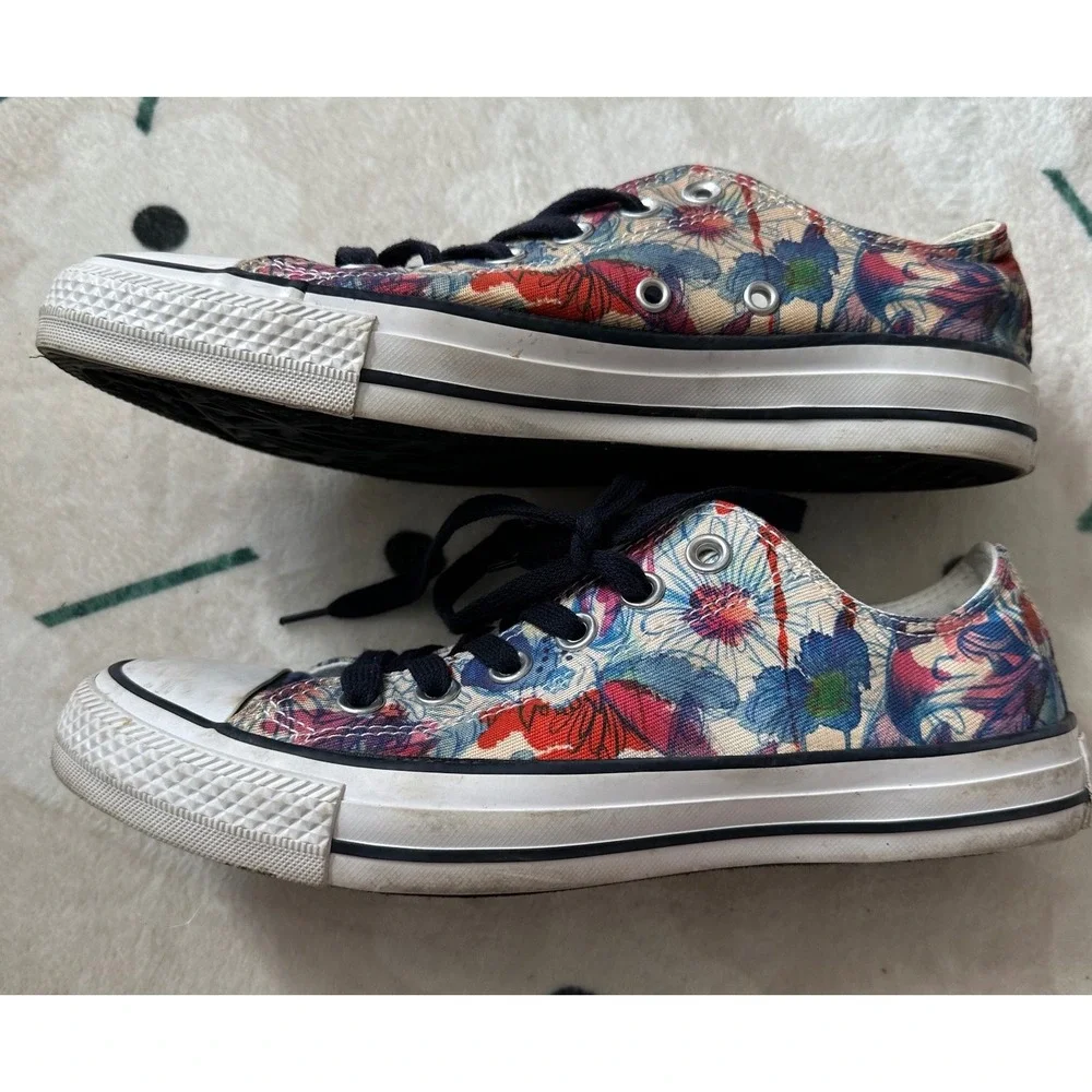 Converse Chuck Taylor All Star Ox Floral Low Top Sneakers 551549F Womens 7